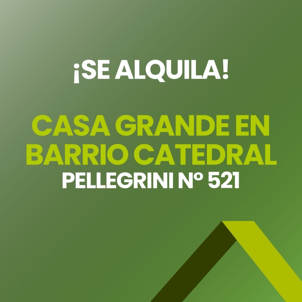 ¡SE ALQUILA CASA GRANDE EN BARRIO CATEDRAL!